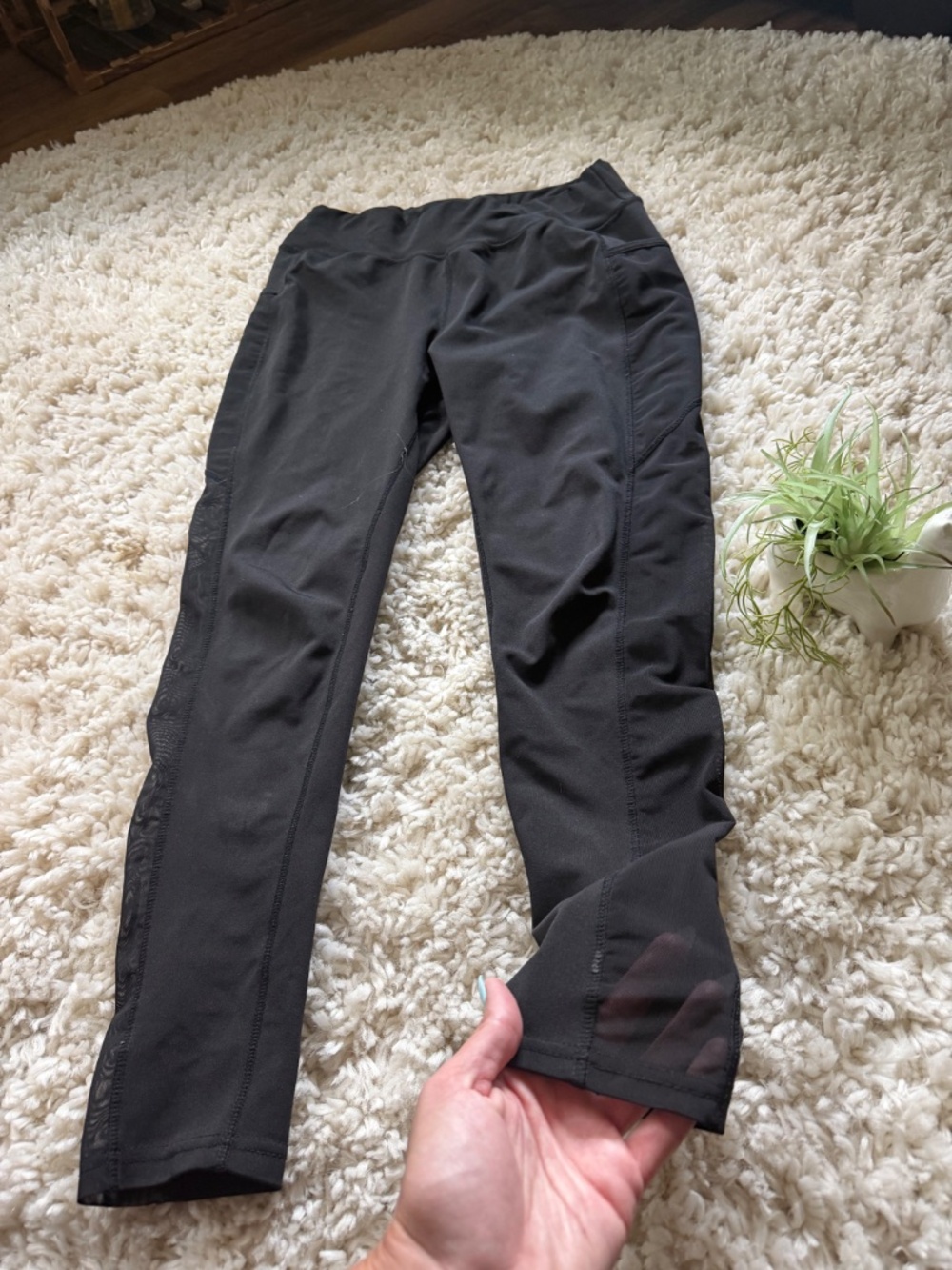 Comfortable ProFit black high-waist Black High-Waist Performance mesh see throug - Picture 6 of 8